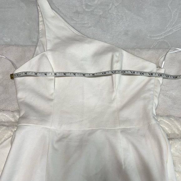 Finders Keepers Francis One-Shoulder Belted Midi Dress Sz 6 — NWT, Side Zip, Eve - Picture 8 of 13